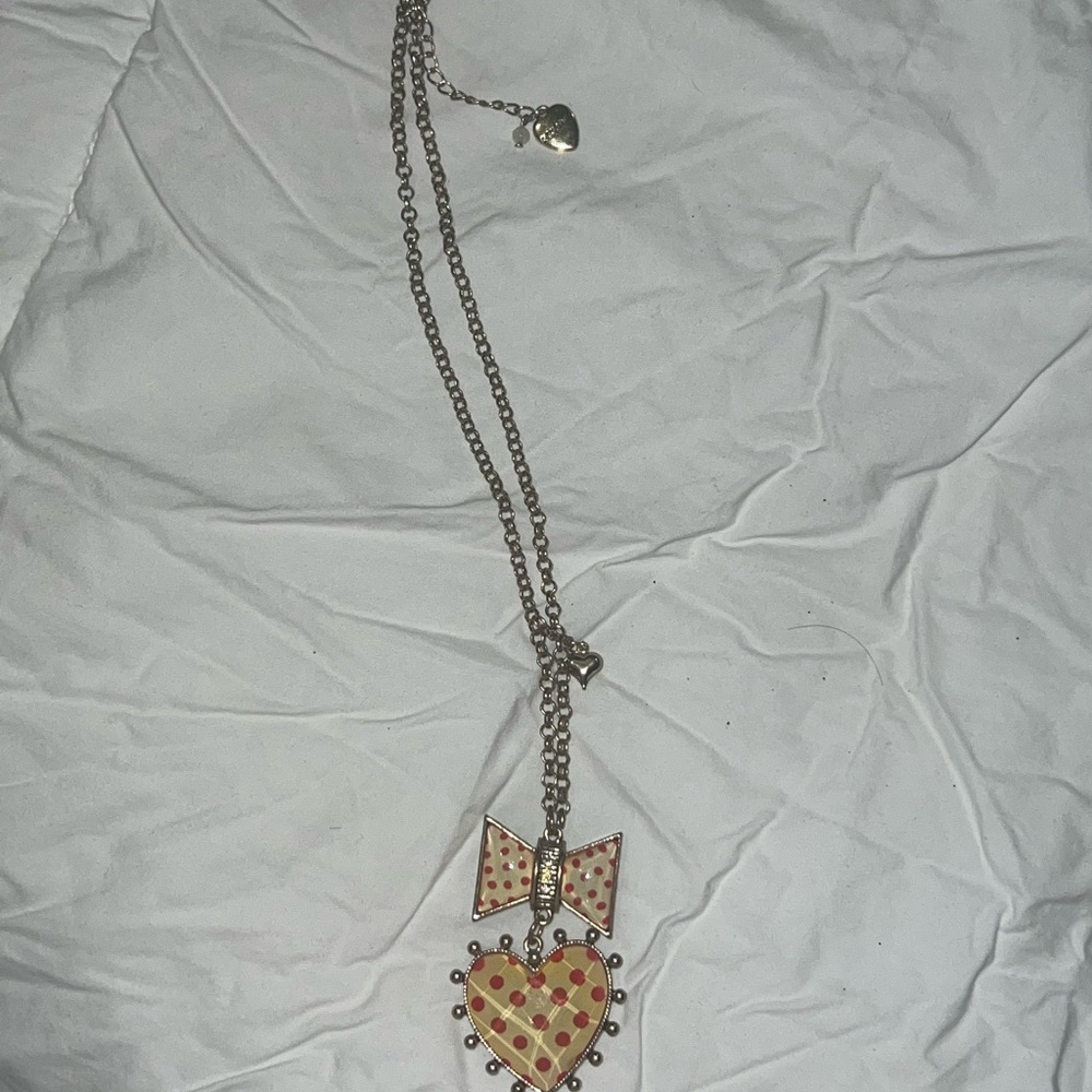Betsy Johnson long necklace